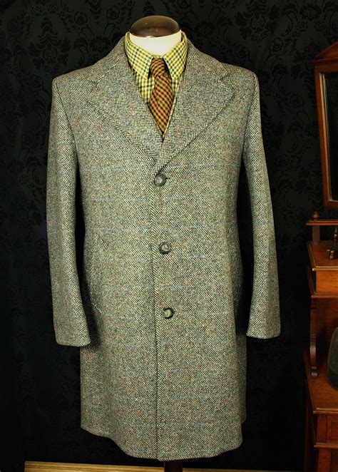 vintage crombie overcoat.